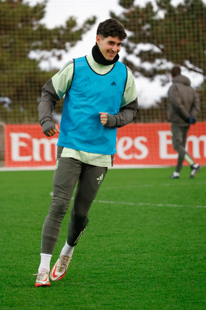 Carlos Rodriguez durante el calentamiento