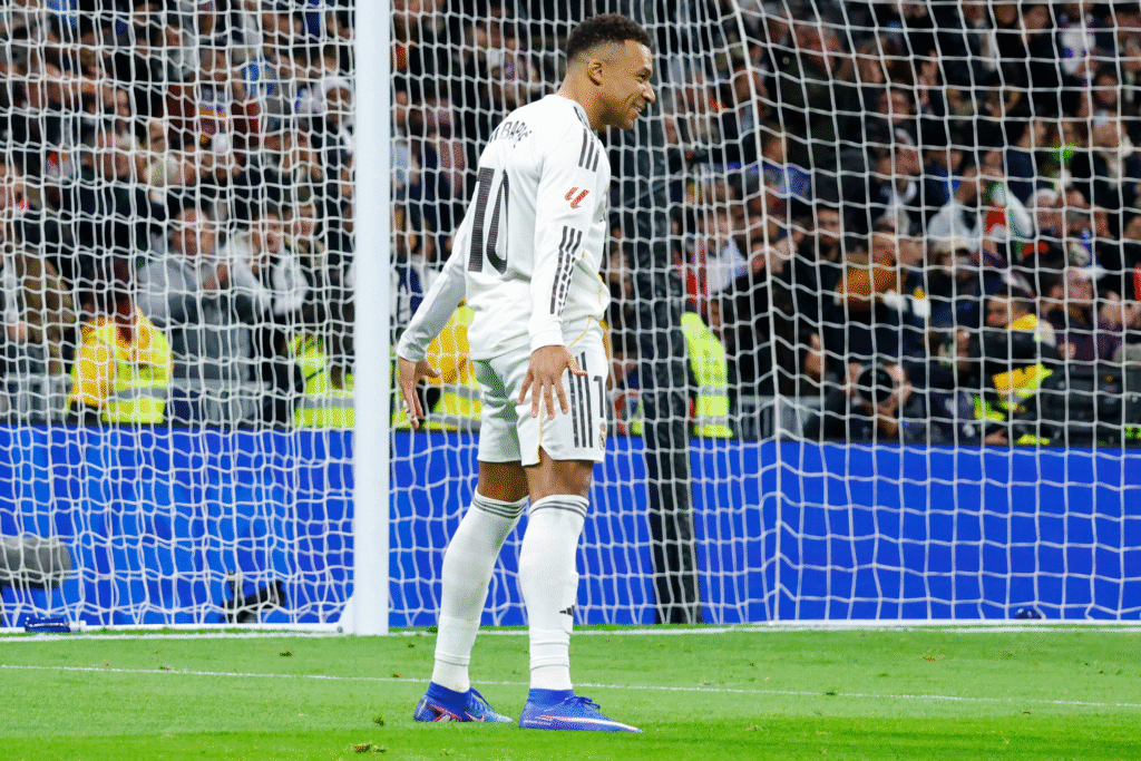 Mbappé celebra su gol a lo Cristiano Ronaldo