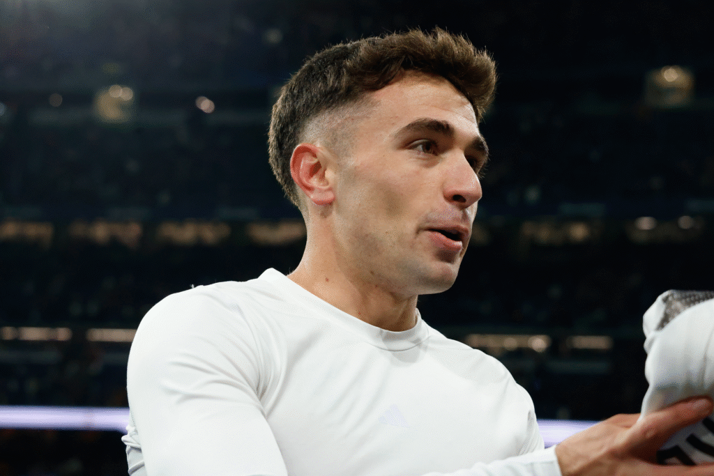 David Jiménez, canterano del Real Madrid, se estrena con el primer equipo