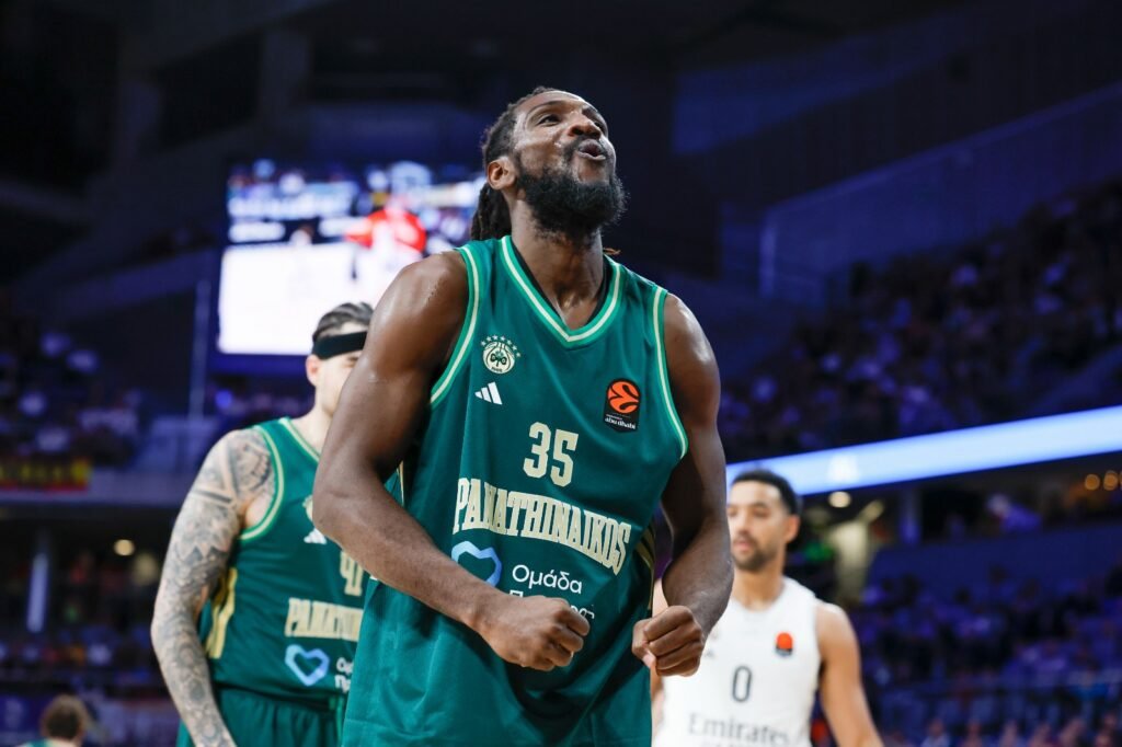 Kenneth Faried, jugador del Panathinaikos. (EFE)