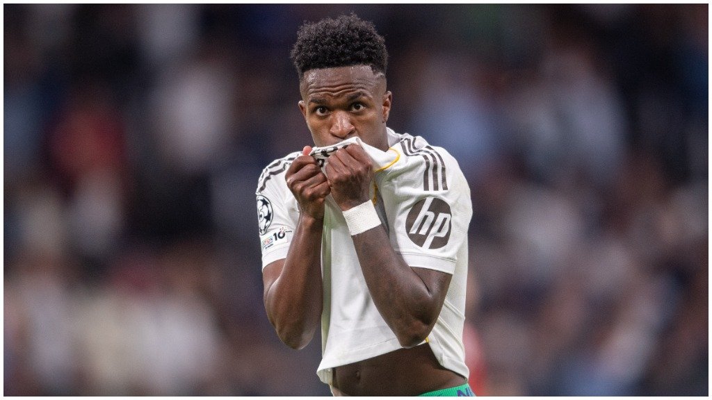 Vinicius celebrando el gol ante el Benfica. (Foto: Europa Press)