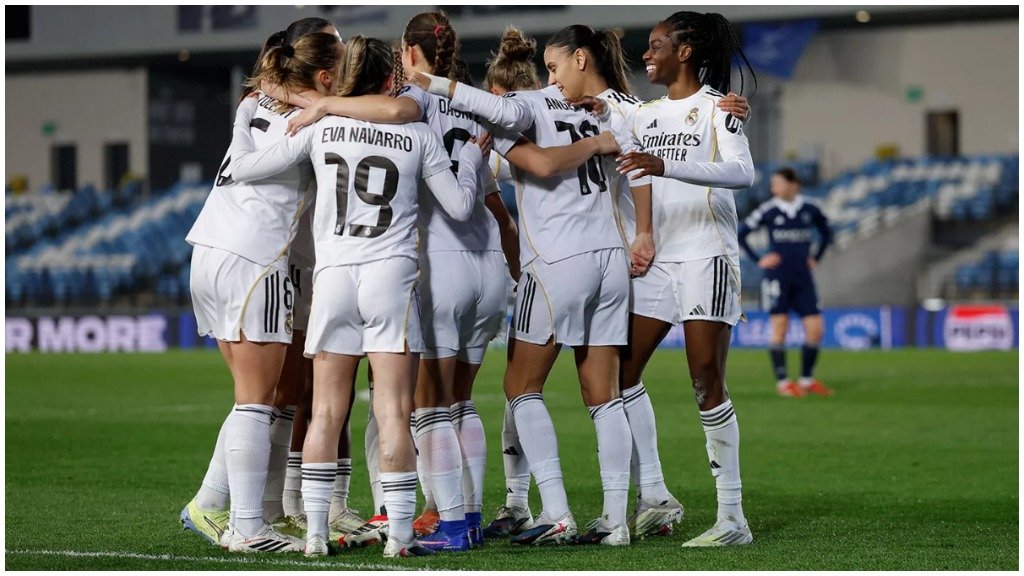 El Real Madrid celebra el pase a cuartos. (Foto: Real Madrid)