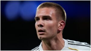 Franco Mastantuono, durante el Real Madrid - Getafe. (Foto: Europa Press)